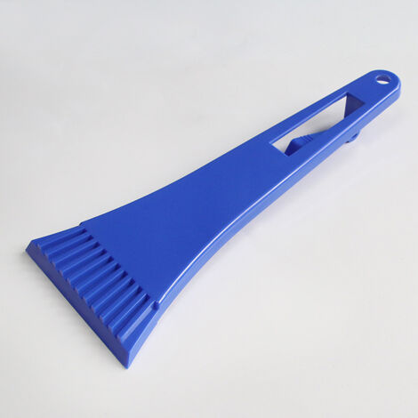 Pelle à neige 23 cm avec manche ergonomique  Grattoir à pare-brise, pelle à glace et outil de nettoyage pour pare-brise, réfrigérateurs, camions et vitres (1 – Bleu)