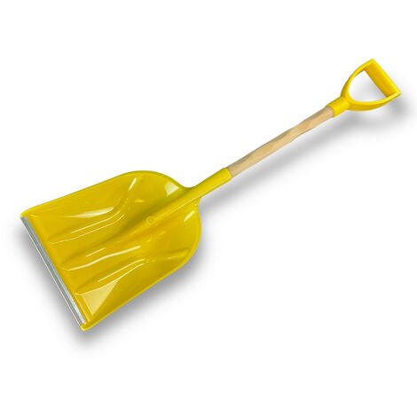 Pelle à neige légère et démontable plastique 25 cm  lame métallique - Quantité x 1 - 25 cm - Jaune