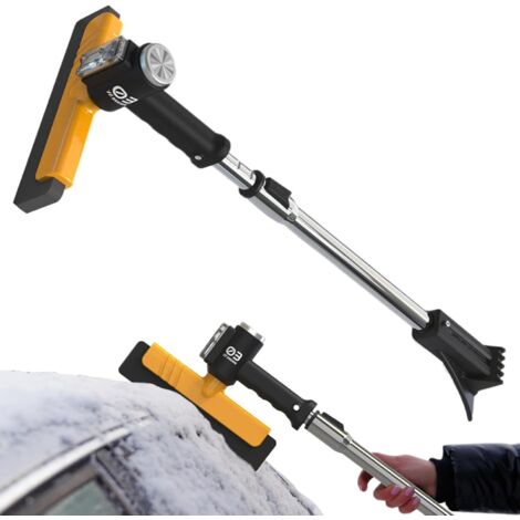 Pelle à neige multifonction pour pare-brise, pelle à glace rétractable pour caméra de voiture (1 pièce)