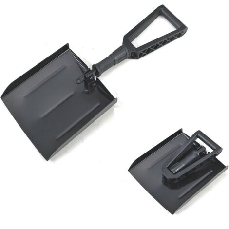 Pelle à neige, pelle à neige pliante, pelle à neige portable, pratique pour le déneigement, facile à ranger, adaptée au jardinage hivernal et aux activités de plein air.