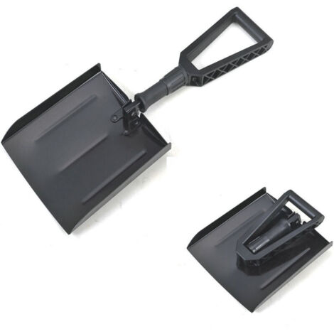 Pelle à neige, pelle à neige pliante, pelle à neige portable, pratique pour le déneigement, facile à ranger, adaptée au jardinage hivernal et aux activités de plein air.