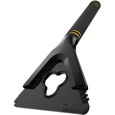 Pelle à neige pour voiture - Déneigement de véhicule, Pelle à glace pour voiture  Souffleuse à neige pour voiture, Outil de déneigement pour voiture avec tête triangulaire, Pelle pour voiture (1 pièce
