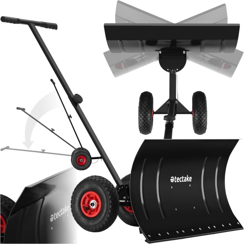 Tectake - Pelle à neige sur roues muttler ergonomique -