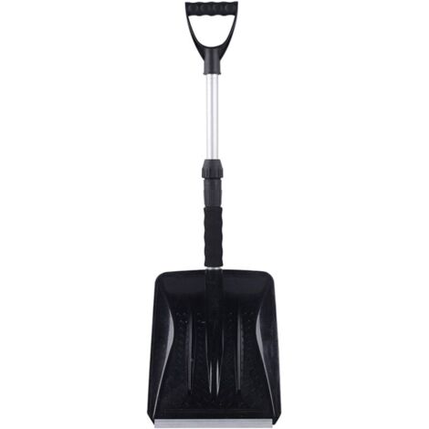 Pelle à Neige télescopique en Aluminium - Pelle à Neige avec poignée télescopique Déneigeuse Portable