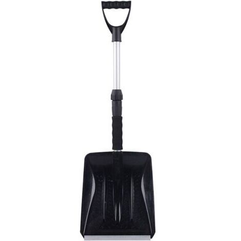 Pelle à Neige télescopique en Aluminium - Pelle à Neige avec poignée télescopique Déneigeuse Portable