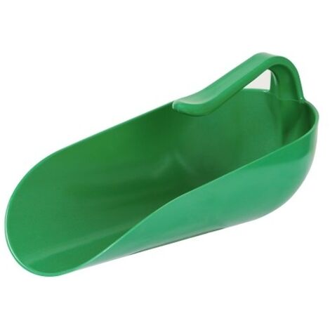 Pelle à nourriture plastique 2000g manche intérieur vert