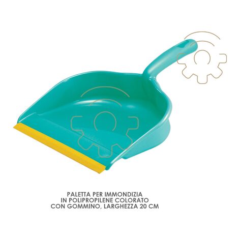 Pelle A ordures supplA mentaire en caoutchouc polypropylA ne colorA , largeur 20 cm
