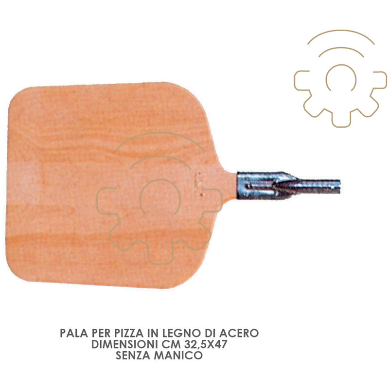 Pelle a pizza en bois d&39A rable Falci 32,5 x 47 cm sans poignA e pizza chef four a bois cuisine fabriquA e en Italie