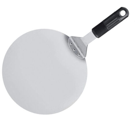 Pelle à Pizza Ronde en Acier Inoxydable - Ustensile de Cuisine pour Four et Restaurant