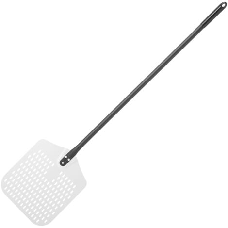 Pelle à plateau carrée en aluminium, perforée, 305 x 1320 mm - Hendi 617137