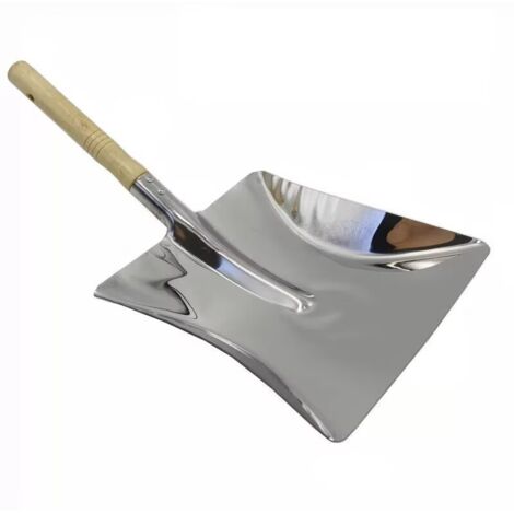 Pelle à poussière en à Manche en Bois (Grande pelle carrée)