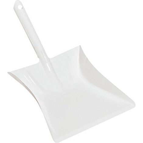 Pelle à poussire mtal blanc
