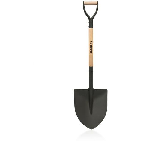 Pelle à tête ronde acier Haute qualité Manche en Bois Poignée ergonomique VITO