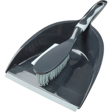 Pelle & Balayette "Raclette Poils" Anthracite & Bleu Givre