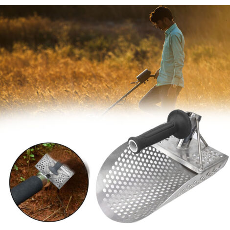 Pelle de Détection de Métaux en Acier avec Trou Hexagonal pour Or et Argent