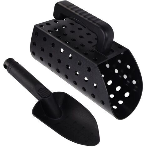 Pelle de détection de métaux, tamis à sable polyvalent léger et efficace en ABS, pour enfants et adultes