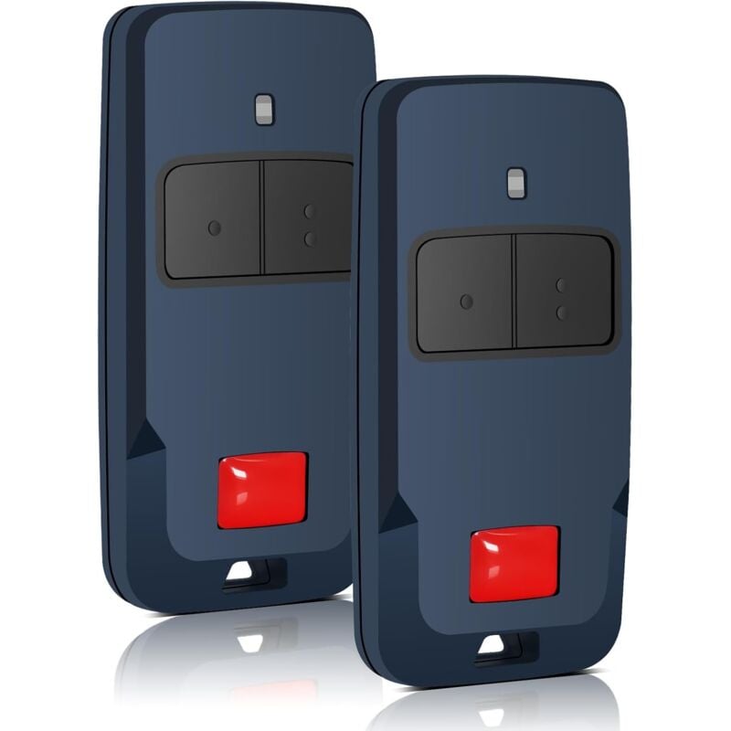 Coocheer - 2pcs Télécommande 3 boutons pour bft Mitto 2 b rcb 433,92 MHz - Compatible avec bft Mitto, Kleio, Ghibli, trc 2 - 2 boutons, code de tour,