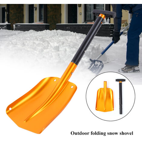 Pelle de Neige et Boue en Aluminium Pliable pour Randonnée Camping Outils