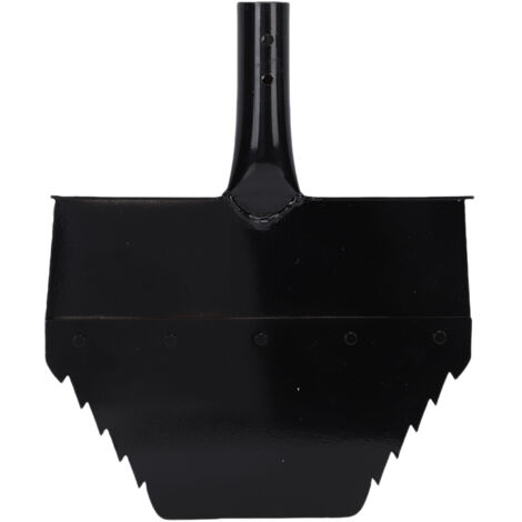 Pelle de nettoyage de jardin 25cm, denture trapézoïdale, grattoir à glace pour sol en acier épais, pelle d'extérieur pour allée de cour