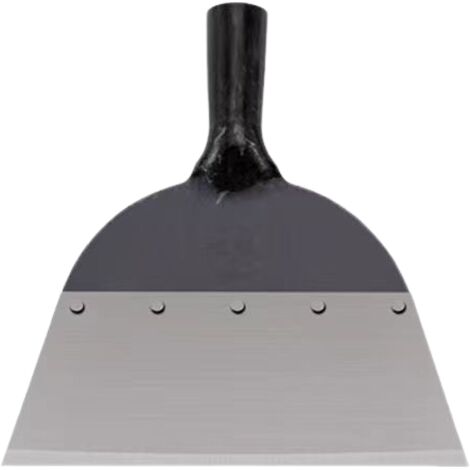 Pelle de nettoyage de jardin en acier polyvalente, pelle plate, largeur de la tête de pelle 26 cm
