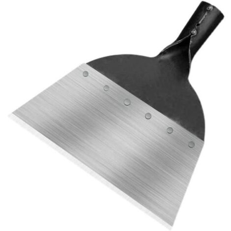 Pelle de nettoyage de jardin multifonction en acier - Pelle plate à glace - Désherbage, plantation, ferme