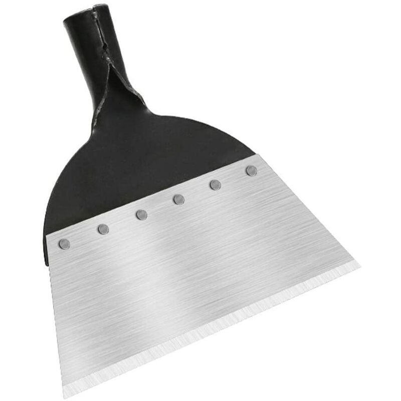 Pelle de Nettoyage de Jardin Multifonction en Acier Pelle Plate pour Plantation de Sol Désherbage Ferme Outil Pelleteuse Désherbage