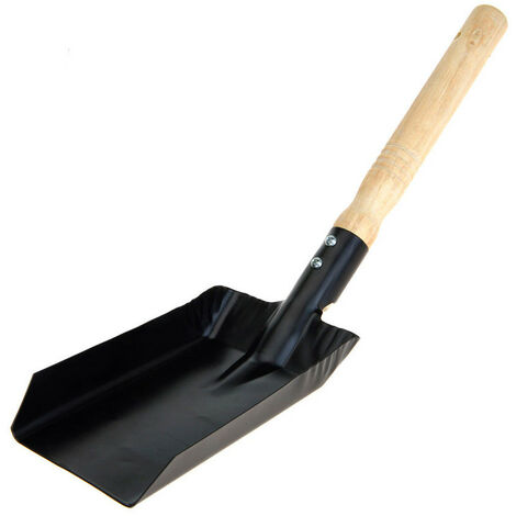 Pelle en métal pour barbecue à charbon de bois couleur noir 9,5x37,5 cm BBQ