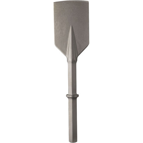 Pelle esagonale da 28 mm con collare - 373HL Larghezza 125 Lunghezza totale 510
