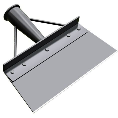 Pelle Jardinage, Outillage de Jardin, Dispositif de Désherbage, pour Espace Extérieur, Ferme(20.2 cm sans Poignée en Bois)