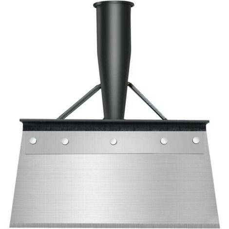 Pelle Jardinage, Outillage de Jardin, Pelle de Nettoyage Multifonctionnelle, Dispositif de Désherbage, Grattoir à Percussion, pour Espace Extérieur, Maison, Ferme(21 cm sans Poignée en Bois)