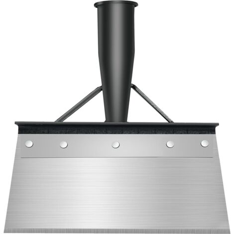 Pelle Jardinage, Outillage de Jardin, Pelle de Nettoyage Multifonctionnelle, Dispositif de Désherbage, Grattoir à Percussion, pour Espace Extérieur, Maison, Ferme(28 cm sans Poignée en Bois)
