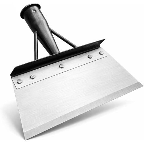 Pelle Jardinage,23cm Pelle de Nettoyage Multifonctionnelle,Pelle Plate Acier au Manganèse Outil de Désherbage,Pelle de Jardin pour Désherber,Pelleter la Neige,Nettoyer Les Fermes (23 x 10 x 4 cm)