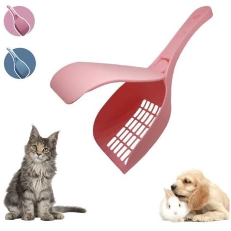 Pelle litiere chat avec couvercle anti renversement pelle a litière pour chat bac ouvert, fermer pelle litiere pour tous types
