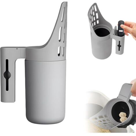 Pelle Litiere Chat, Pelle a Litiere avec Reservoir, Poubelle Litiere Chat, Convient pour Nettoyer la Litière pour Chat, Pratique et Rapide, 23.5cm13.5cm8.5cm, Livraison de Sacs Poubelles