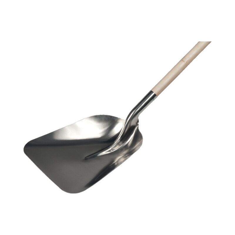Pelle à neige aluminium Emmanché/sans manche: Avec manche bois 1,3 m - Largeur de pelle (cm): Largeur de pelle (cm) : 33 - Mermier