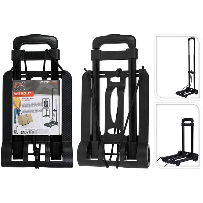 Chariot à Main Pliable, Max 30kg, C22954380. Fx Tools