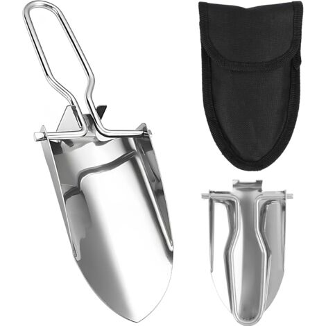 Pelle Compacte En Acier Inoxydable - Antirouille - Idéale Pour Aventures Outdoor