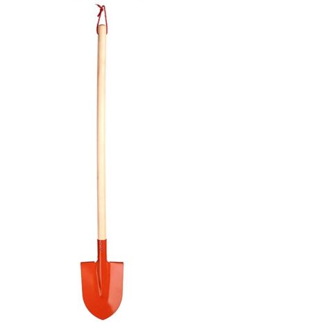 Pelle pour enfant en fer et bois - Orange - H 82 cm - Livraison gratuite