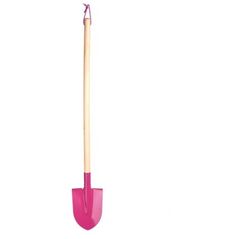 Pelle pour enfant en fer et bois - Rose - H 82 cm - Livraison gratuite