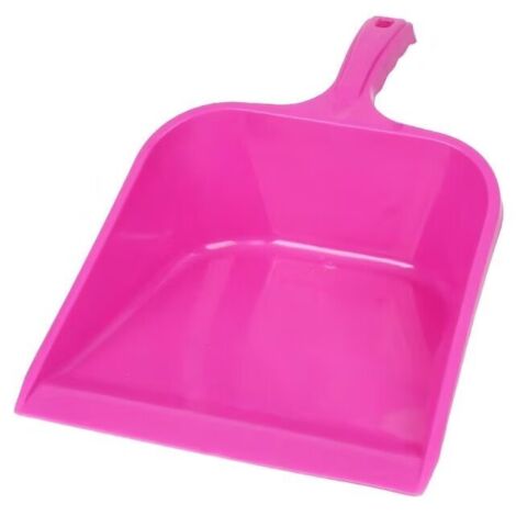 Pelle pour la poussière Plastique avec Caoutchouc Brillante et Robuste Utilisable pour Le Balayage dans la Maison et Le Jardin,(Une rouge)
