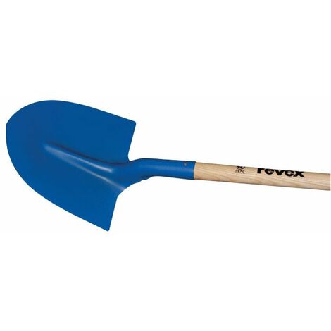 pelle ronde col de cygne 29 cm manche bois