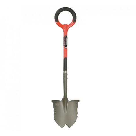 Pelle ronde - coupe racines - Tête en V - ROOTSLAYER - VENTEO -  Tête inversée/dentée - outils de jardin - léger/maniable