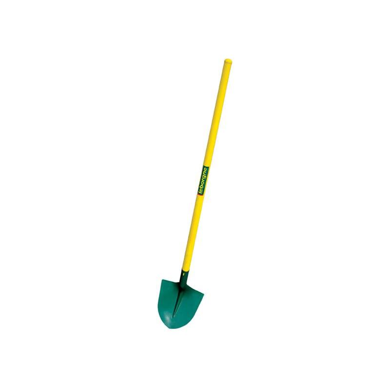 Leborgne - Pelle ronde tôle 27 cm manche compositube 005275