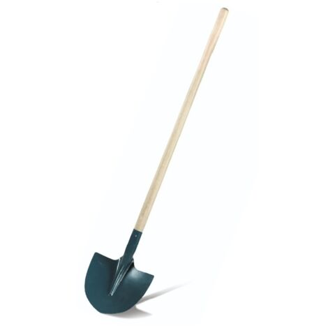 Pelle ronde trempée émmanchée en bois 27cm - MERCIER - 4506