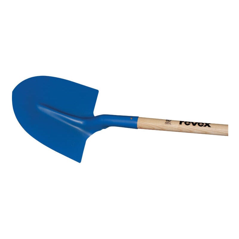Revex - Pelle terrassier acier manche bois L.110 cm