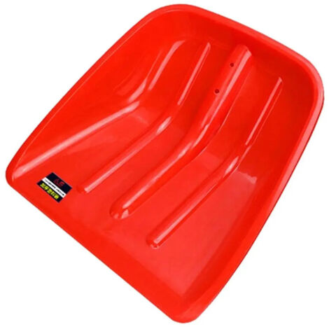Pelles neige multifonctions en plastique taille S 40 x 35 cm rouges