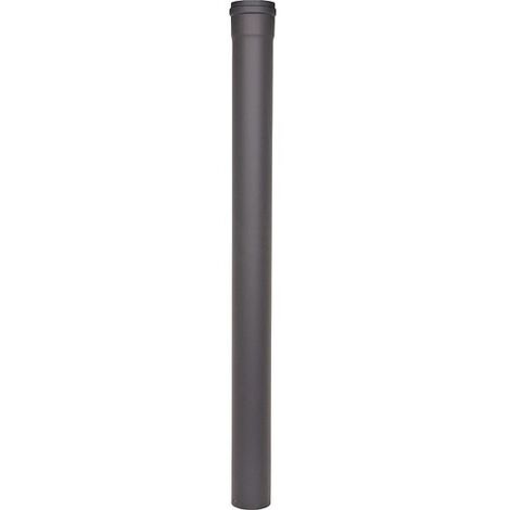 Pellet-Abgasrohr Ø 80 mm, lackiert, mit Silikondichtung, Länge 1.000 mm
