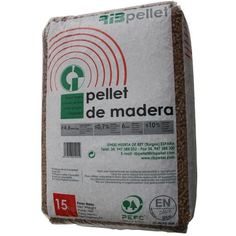 Pellet de Madera ENplus A1 15 kg