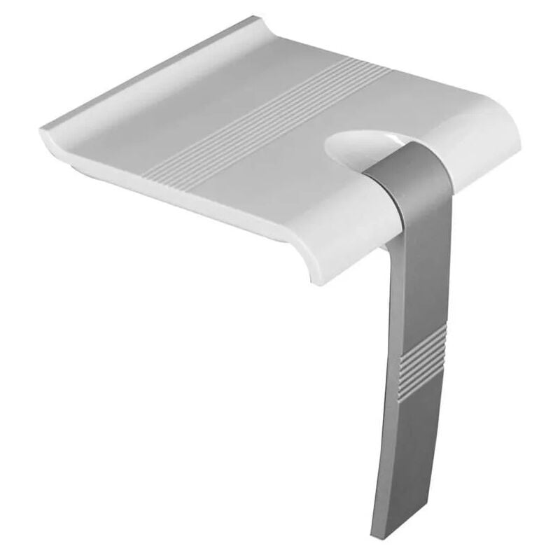 

Asiento de ducha ARSIS gama blanca y reposapiés de epoxi gris