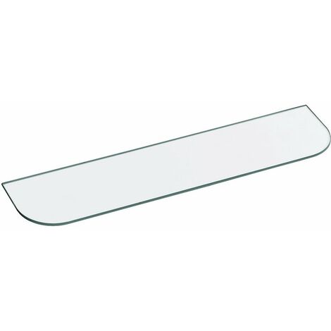 Pellet – Tablette de salle de bain en verre 600 mm – Surface élégante pour rangement – Adaptée à divers styles de décoration
